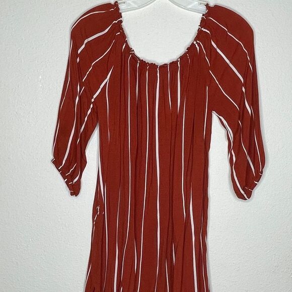 Faithfull Stripe Dress Red White - Picture 7 of 7